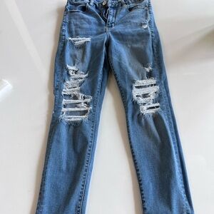 American eagle distressed next level comfort jeans